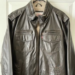 Men’s Levi’s Sherpa Faux Leather Jacket